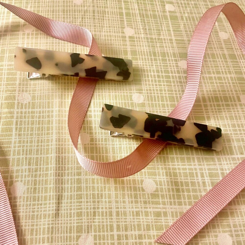 French Tortoiseshell Claw Hair Clips